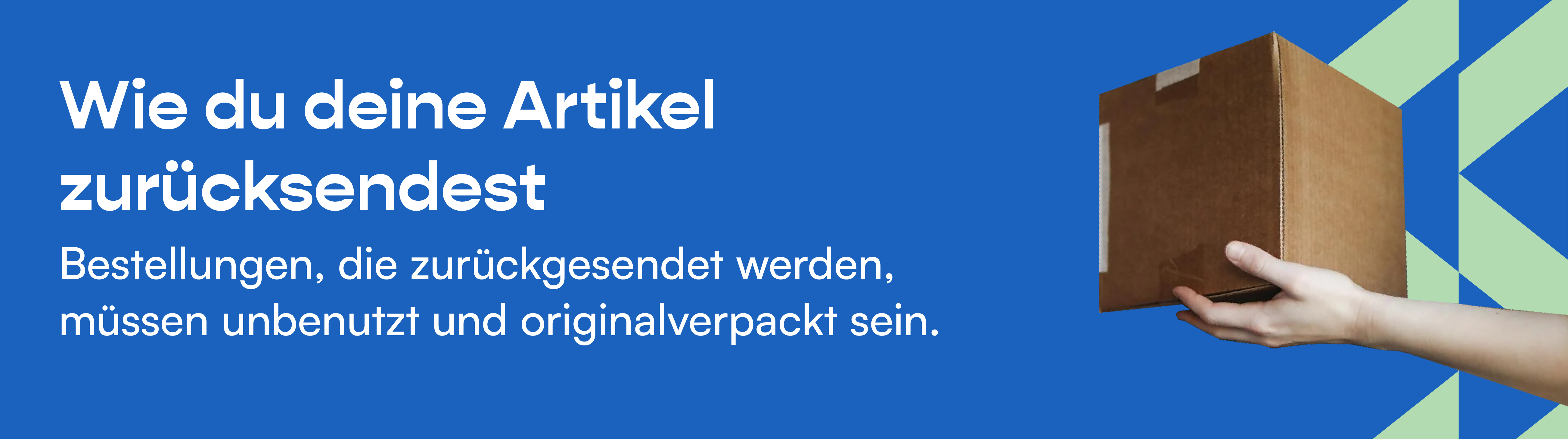 Unsere Retourenabwicklung