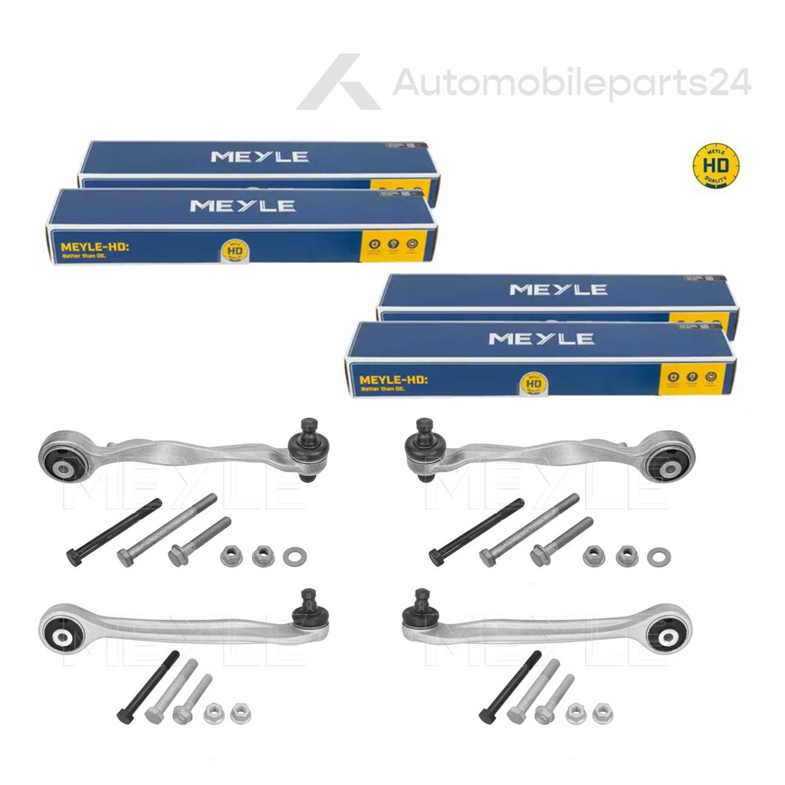 4x Meyle HD Querlenker vorne oben verstärkt für Audi, Seat, Skoda, VW