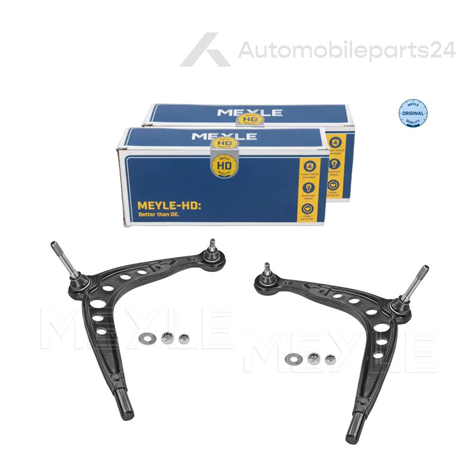 2x MEYLE QUERLENKER + TRAGGELENK VORNE passend für BMW 3er E30 + Cabrio Touring