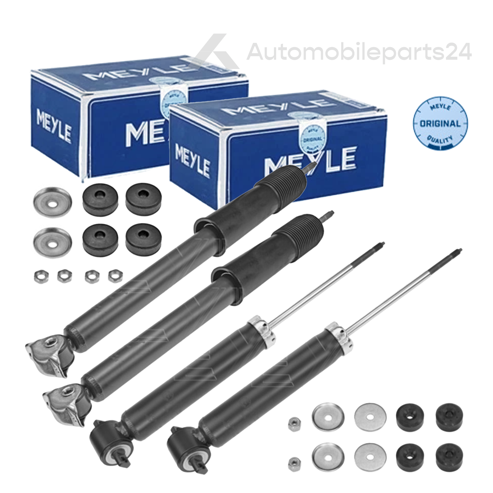 4x Meyle Stossdämpfer vorne hinten Mercedes W123 Coupe C123 für Standardfahrwerk