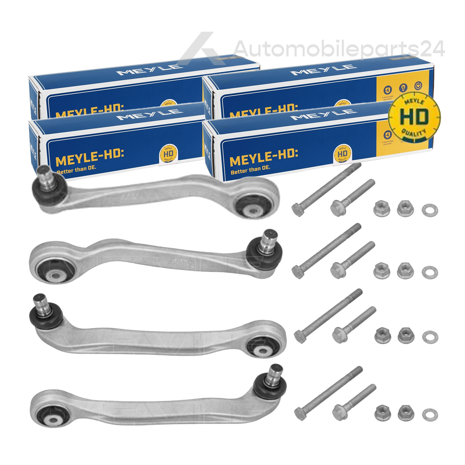 4x Meyle HD Querlenker vorne oben verstärkt Audi A6 4F C6 A8 4E VW Phaeton