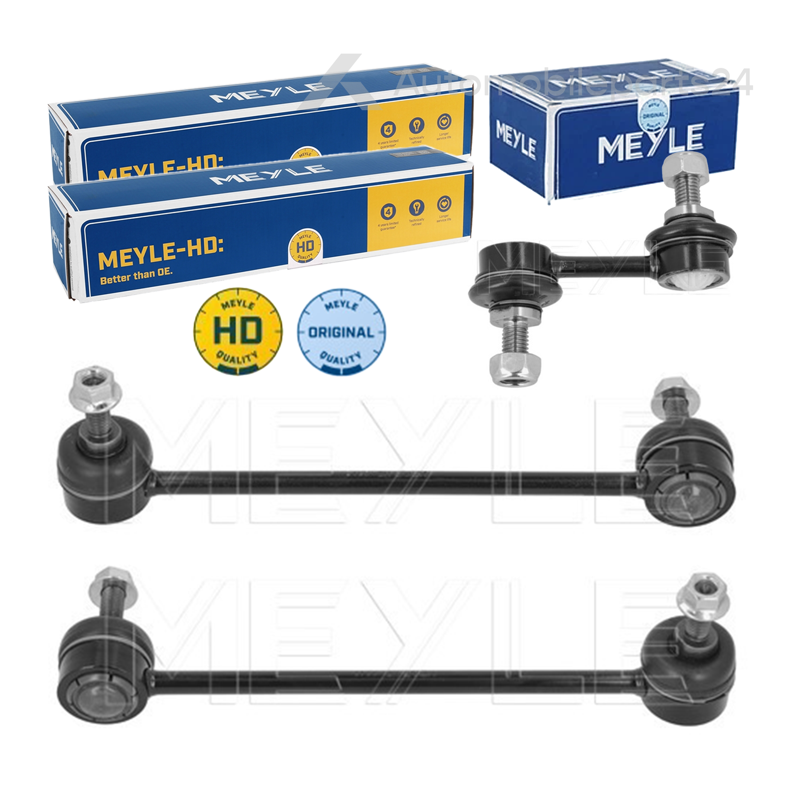 4x Meyle Koppelstange Stabilisator vorne und hinten BMW 5er E39