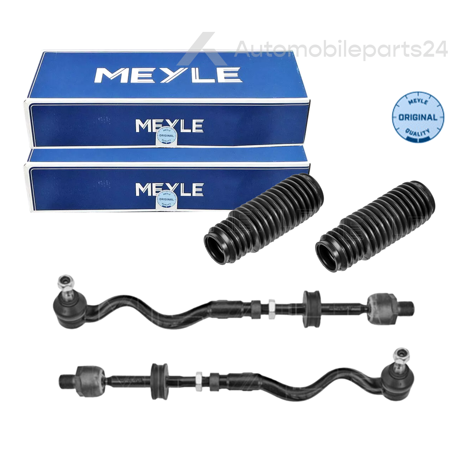 2x Meyle Spurstange BMW 3er E36 Z3 + 2x Meyle Lenkmanschetten für Servolenkung