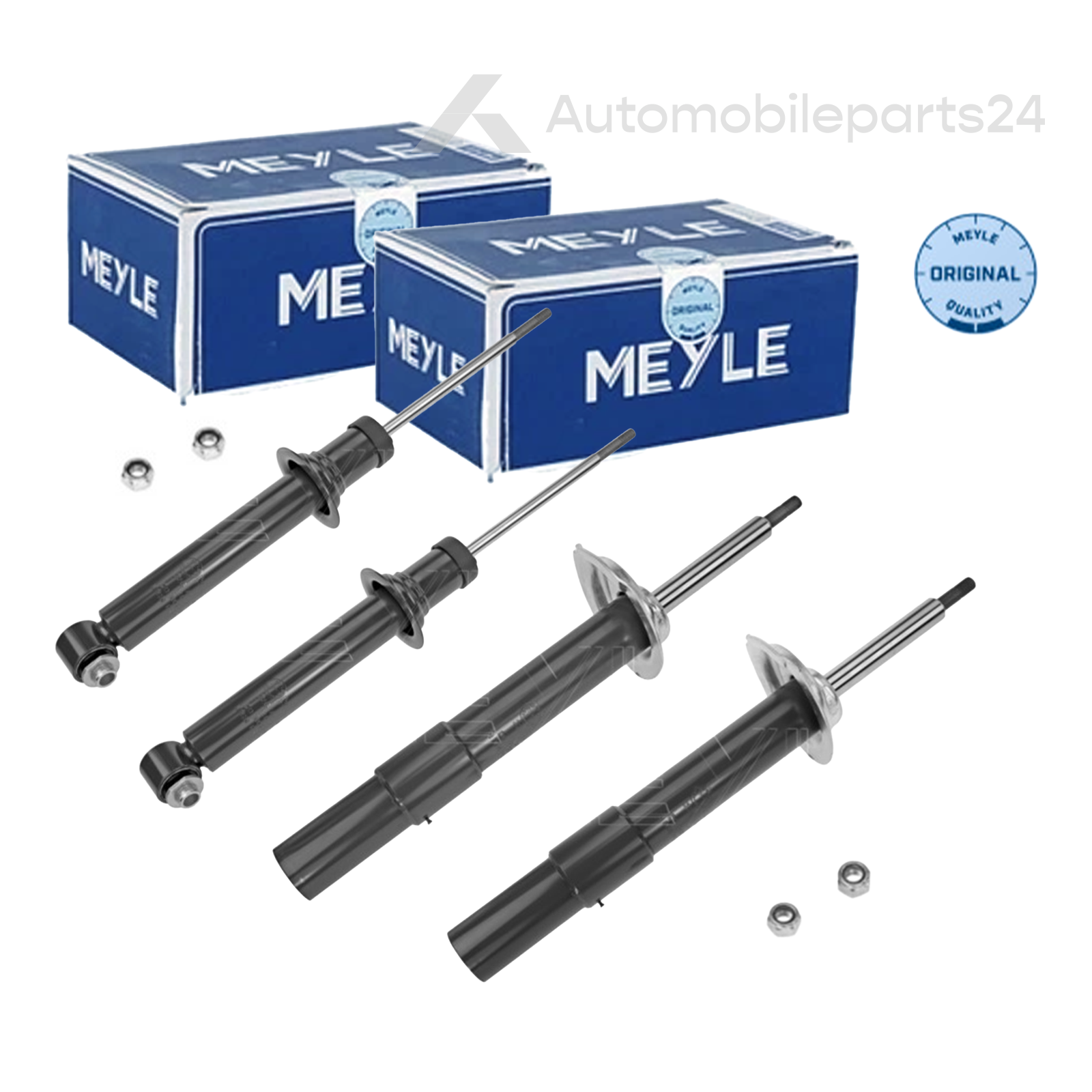 4x Meyle Gas Stossdämpfer vorne und hinten BMW 5er E60 für Standardfahrwerk