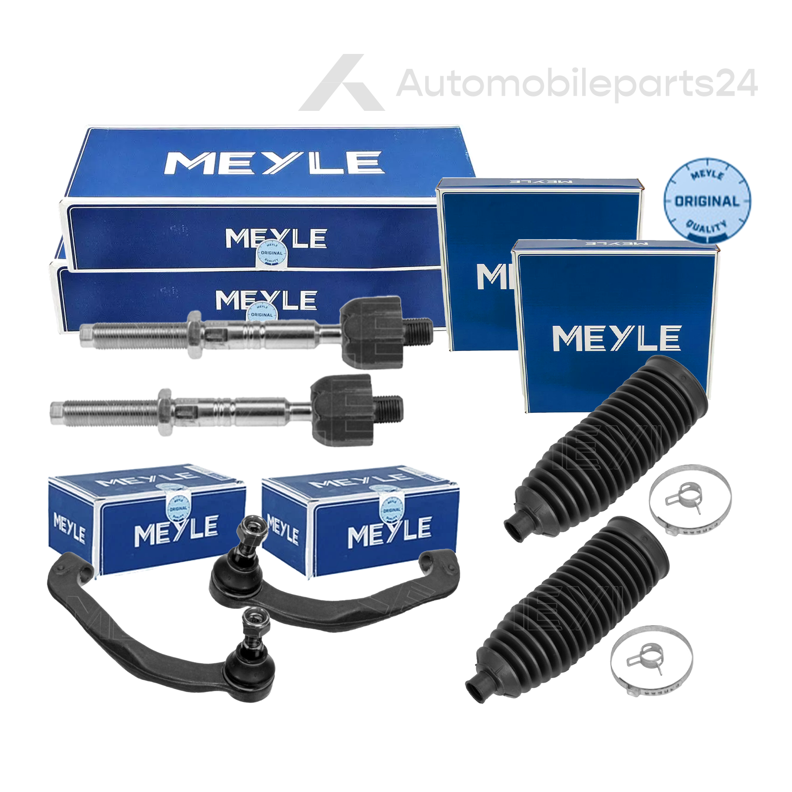 2x MEYLE SPURSTANGE LINKS + RECHTS + LENKMANSCHETTE VW T5 BUS KASTEN